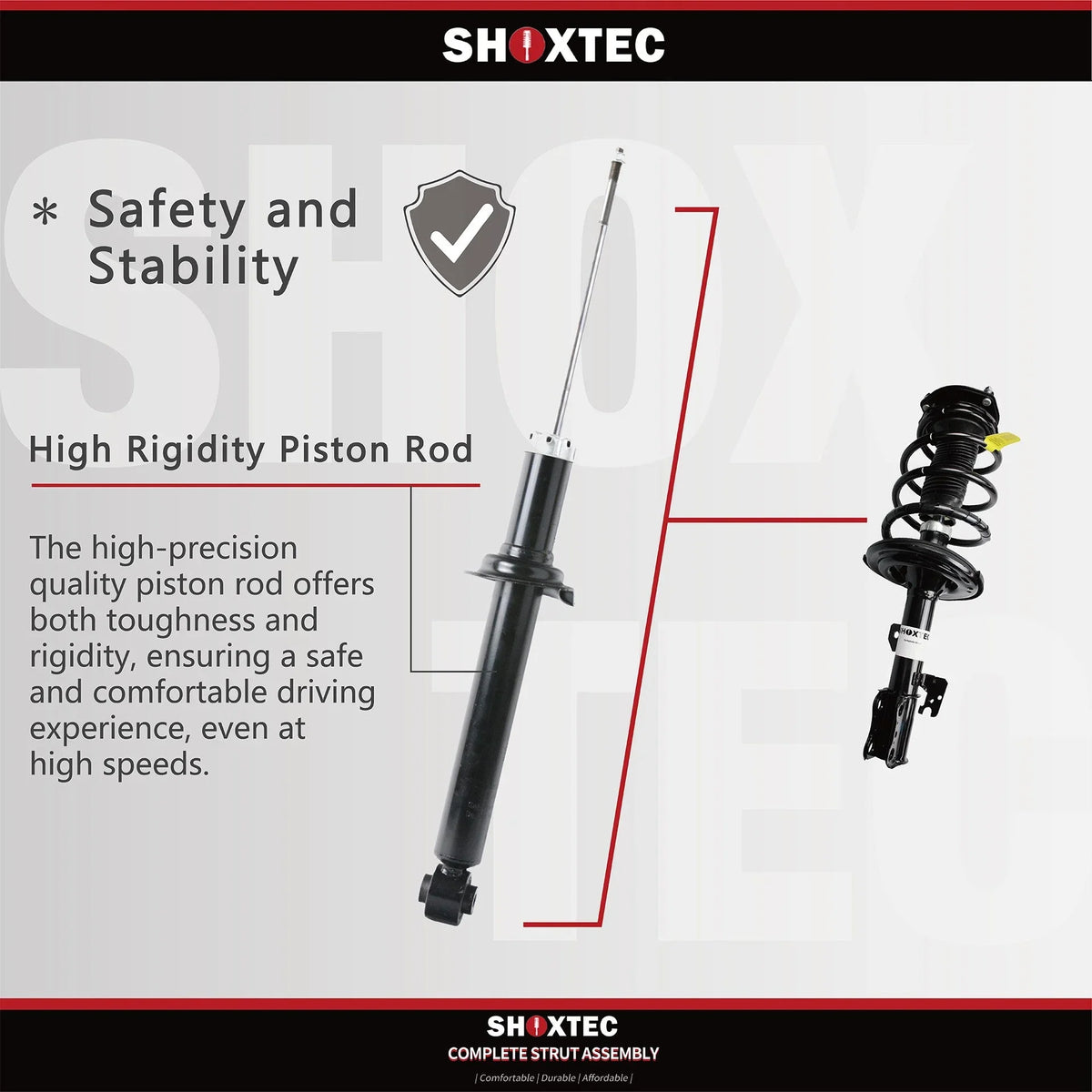 Shoxtec Rear Shock Absorber Replacement for 2010 Buick Allure 2014 - 2019 Chevrolet Impala 2010 - 2016 Buick LaCrosse 2013 - 2015 Chevrolet Malibu 2016 Chevrolet Malibu Limited Repl. Part No.5647
