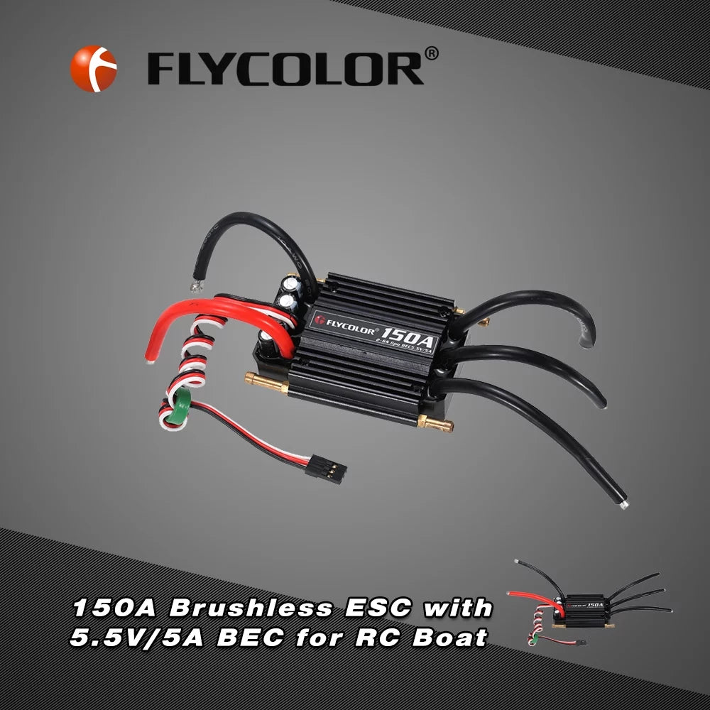 Pinnaco Brushless ESC Electronic Speed Controller with 5.5V/5A BEC for RC Craft