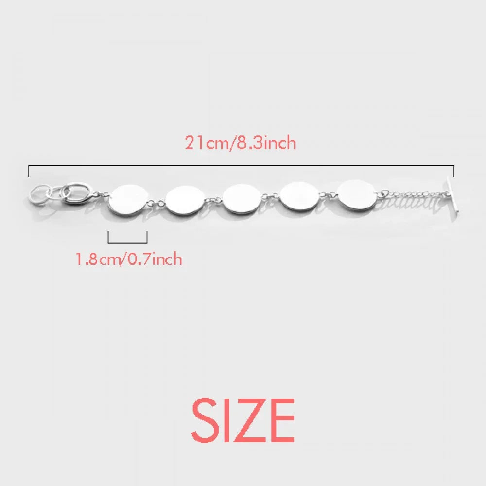 Electrocardiogram Heart Design Pattern Chain Charm Armlet Jewelry