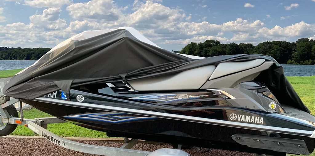 SUPER HEAVY-DUTY PWC JetSki Wrap Compatible for Kawasaki 750 STX 1994-1998 / 900 STX 1997-2006 Jet Ski PWC Shield