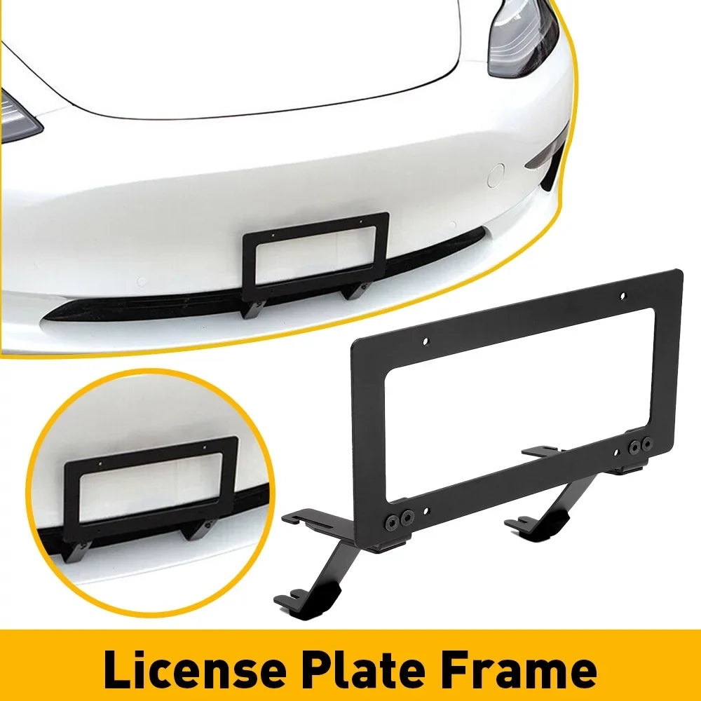 Front License Plate Frame Holder Fit For 2017-2023 Tesla Model Y