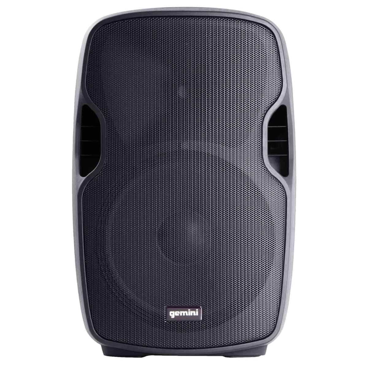 (2) Gemini AS-1500P 15" Active Speakers with GMU-M100 Single Channel UHF Microphone Package