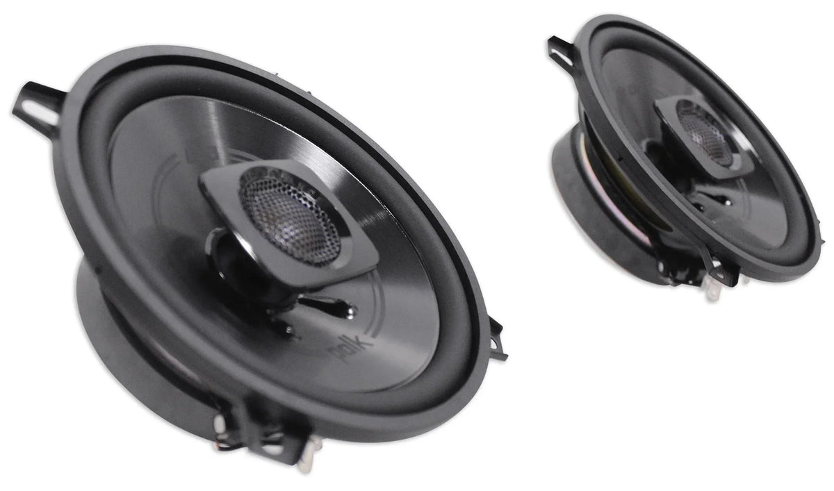 (2) Polk Audio DB522 5.25" 600w Car Audio Craft Speakers Bundle with (2) Rockville RPB1 10 Watt