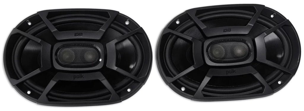 (2) Polk Audio DB692 6X9" 450 Watt Car Vessel Speakers + Rockmat