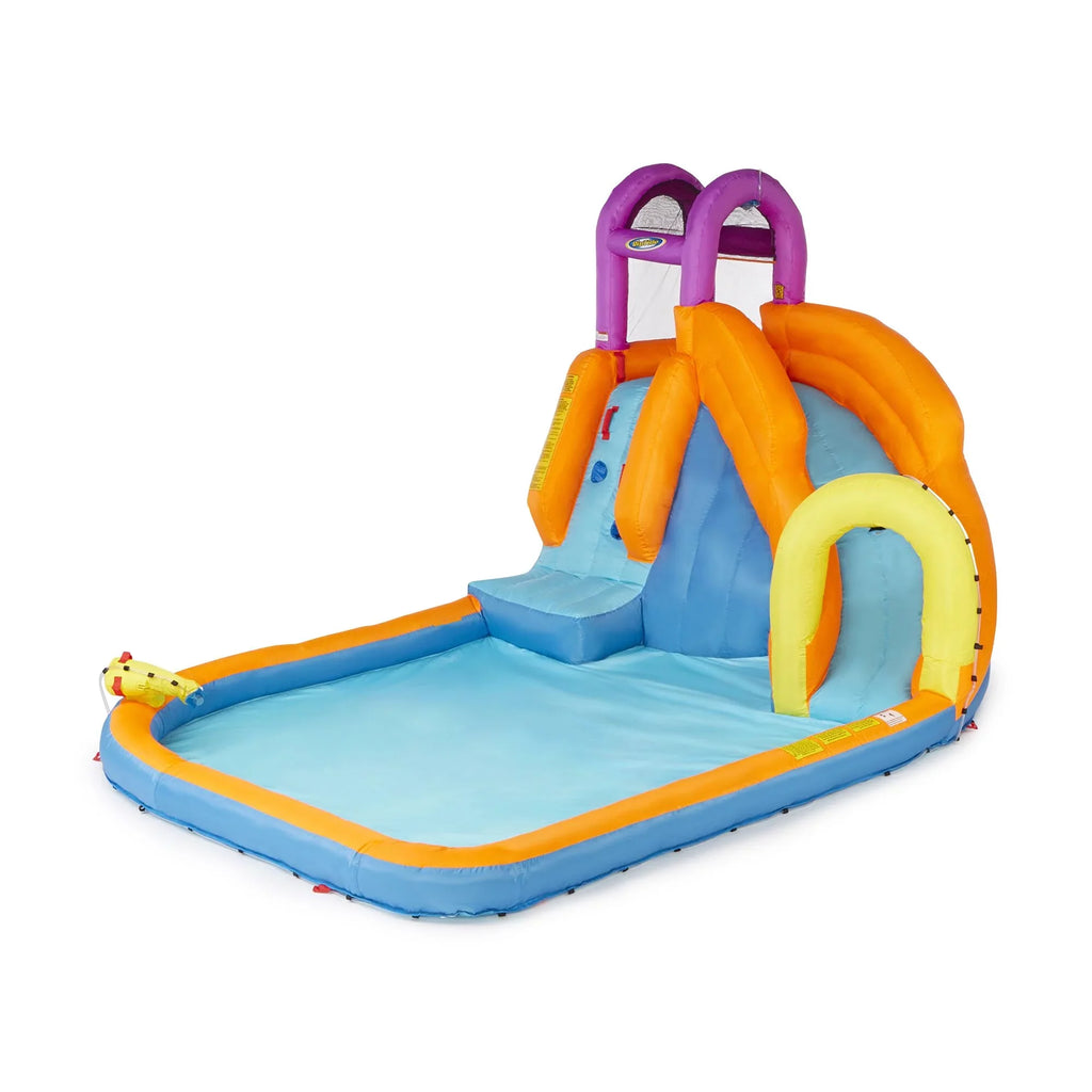 Magic Time International Tornado Water Park & COMFY FLOATS Float, Blue 2 Pk