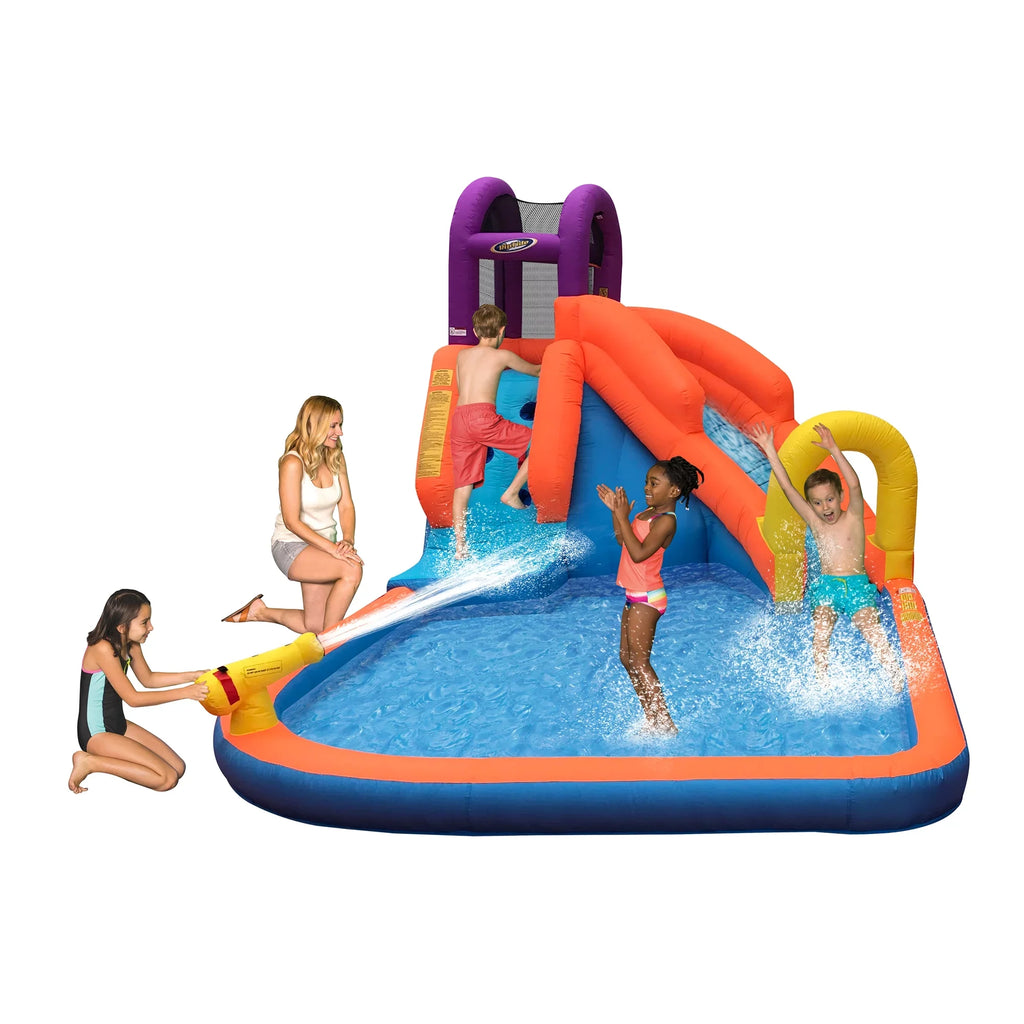 Magic Time International Tornado Water Park & COMFY FLOATS Float, Blue 2 Pk