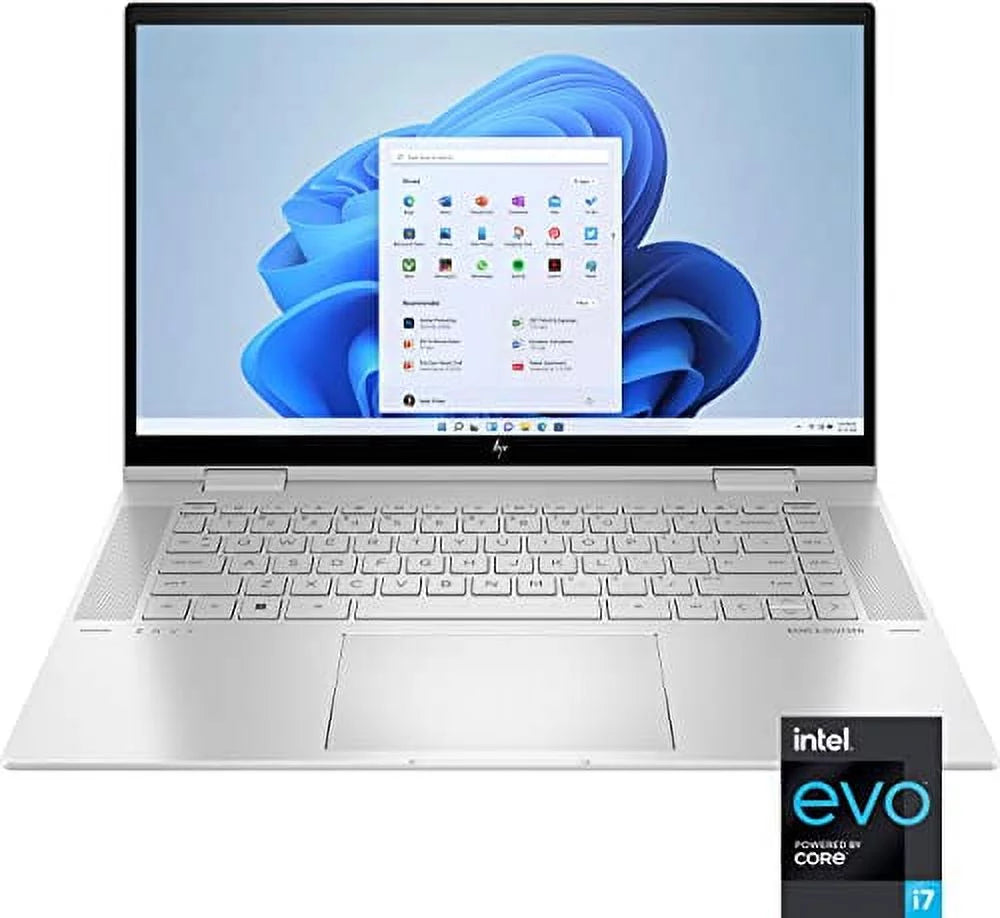 2022 HP Envy X360 15.6" FHD IPS Touchscreen 2-in-1 Laptop Intel EVO Platform i7-1255U 10-Core Iris Xe Graphics 24GB DDR4 1TB SSD Thunderbolt 4 WiFi 6E Backlit KB Windows 10 Pro w/RATZK 32GB USB